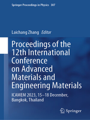 cover image of Proceedings of the 12th International Conference on Advanced Materials and Engineering Materials